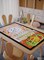 Hanukkah Kids Gift Washable Coloring Rug Coloring Poster Book Pages Chanukah Placemat Tablecloth Decoration Ornament Toddler Kindergarten
